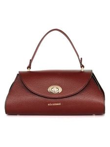 Mia Tomazzi Skórzana torebka " Bardelli" w kolorze czerwonym - 33 x 15,5 x 15 cm rozmiar: onesize. Czerwone torebki klasyczne Mia Tomazzi, bez wzorów, z materiału, przez ramię, bez dodatków. Za 247,69 zł.