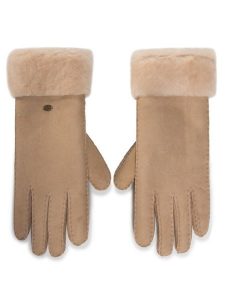 EMU Australia Rękawiczki Damskie Apollo Bay Gloves Beżowy. Brązowe rękawiczki EMU Australia, bez wzorów, ze skóry. Za 514,99 zł.