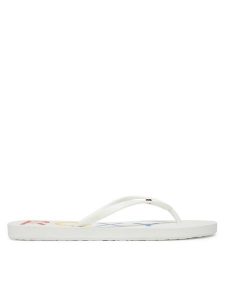 Roxy Japonki ARJL100876 Biały. Białe klapki Roxy, bez wzorów, z tworzywa sztucznego, bez obcasa. Za 49,99 zł.