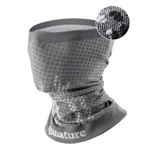 Komin narciarski Qunature bandana sportowa unisex. Szare szaliki QUNATURE, na zimę, bez wzorów. Za 39,99 zł.