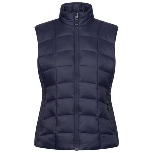 Trespass Ogbere - Kamizelka damska Tp50 Navy. Niebieskie kamizelki Trespass, bez wzorów, z puchu, bez kołnierzyka, bez ramiączek, bez kaptura. Za 310,99 zł.