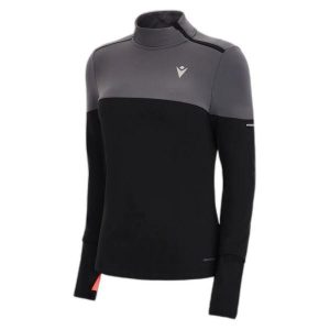 Bluza damska 1/4 zip Macron FCC Deliaer. Czarne bluzy MACRON, bez wzorów, bez kaptura. Za 313,05 zł.