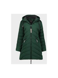 Geographical Norway Parka "Clarisal" w kolorze ciemnozielonym rozmiar: M. Zielone płaszcze Geographical Norway, m, bez wzorów, bez kaptura. Za 290,57 zł.