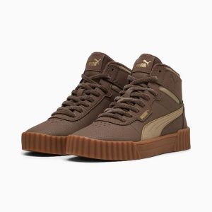 Puma Buty Carina 3.0 Mid Wtr 40264301. Brązowe buty sportowe Puma, bez wzorów, z syntetyku, bez zapięcia. Za 254,99 zł.