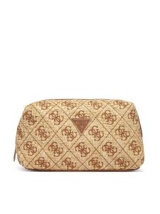 Guess Kosmetyczka PW7575 P6390 Brązowy. Brązowe torebki klasyczne Guess, z aplikacjami, z syntetyku, bez dodatków. Za 214,99 zł.