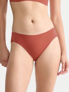 Sloggi Figi klasyczne Zero Feel 10217838 Pomarańczowy. Brązowe figi Sloggi, bez wzorów, z syntetyku. Za 39,99 zł.