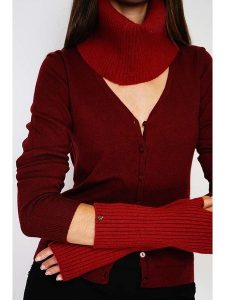 William de Faye Szal-koło w kolorze czerwonym - 30 x 28 cm rozmiar: onesize. Czerwone szaliki William de Faye, bez wzorów, z kaszmiru. Za 99,80 zł.