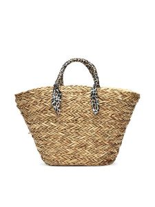 DeeZee Torebka BLB08-2 Beżowy. Brązowe torebki klasyczne DeeZee, bez wzorów, z syntetyku, bez dodatków. Za 139,99 zł.