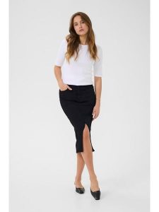 Kaffe Spódnica w kolorze czarnym rozmiar: 42. Czarne spódnice Kaffe, na co dzień, bez wzorów, klasyczne, midi. Za 165,99 zł.