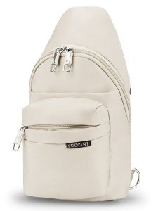Puccini Plecak w kolorze kremowym - 18 x 30 x 6 cm rozmiar: onesize. Brązowe plecaki Puccini. Za 92,42 zł.