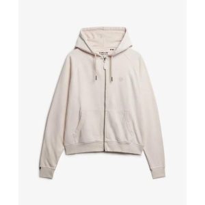 Damska bluza z kapturem zapinana na zamek Superdry Studios Relaxed. Czerwone bluzy Superdry, bez wzorów, z kapturem. Za 343,30 zł.