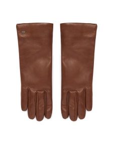 Weekend Max Mara Rękawiczki 2625566045600 Brązowy ciemny. Brązowe rękawiczki Weekend Max Mara, bez wzorów. Za 694,99 zł.