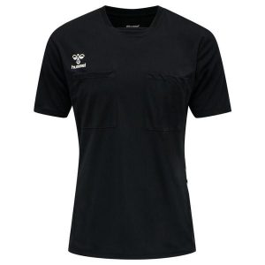 Koszulka Hummel hmlreferee chevron. Czarne bluzki Hummel, l, bez wzorów, z jersey, sportowe, bez kołnierzyka, bez ramiączek. Za 191,00 zł.
