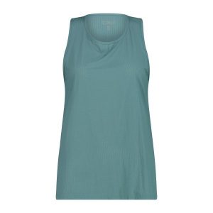 Damski tank top techniczny CMP. Zielone topy CMP, bez wzorów, sportowe, bez kołnierzyka, bez ramiączek. Za 196,00 zł.