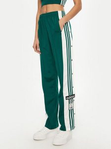 Adidas Spodnie dresowe Adibreak JD0852 Zielony Loose Fit. Zielone spodnie dresowe ADIDAS, m, bez wzorów, z dresówki. Za 249,99 zł.