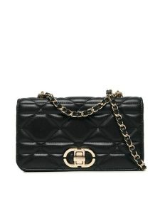 Aldo Torebka Bennna 13682691 Czarny. Czarne torebki wieczorowe ALDO, bez wzorów, ze skóry, bez dodatków. Za 329,99 zł.