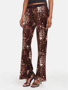 Juicy Couture Spodnie dresowe Caisa JCWBJ226339 Brązowy Flare Fit. Brązowe spodnie dresowe Juicy Couture, l, bez wzorów, z bawełny. Za 399,99 zł.