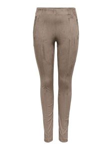 ONLY Legginsy w kolorze beżowym rozmiar: M. Brązowe legginsy ONLY, bez wzorów. Za 122,67 zł.