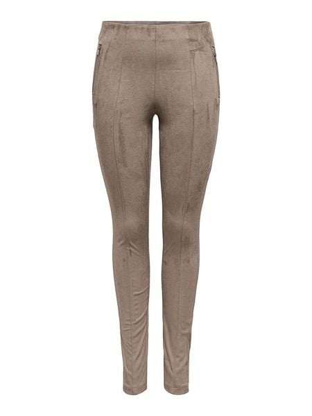 ONLY Legginsy w kolorze beżowym rozmiar: M. Brązowe legginsy ONLY, bez wzorów. Za 122,67 zł.