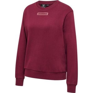 Bluza damska Hummel TE Element. Czerwone bluzy Hummel, m, bez wzorów, bez kaptura. Za 230,50 zł.