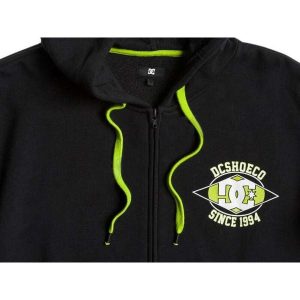 Bluza z kapturem DC ZH Vert Limit AS KVD0. Czarne bluzy DC Shoes, bez wzorów, z kapturem. Za 169,00 zł.