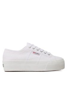 Superga Tenisówki 2790 Cotw Linea Up And Down S9111LW Biały. Białe trampki Superga, bez wzorów, z materiału, bez zapięcia. Za 189,99 zł.