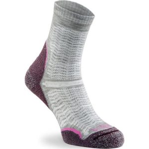 Damskie skarpety trekkingowe Bridgedale Ultralight T2 Performance Crew Merino. Szare skarpetki Bridgedale, bez wzorów. Za 87,99 zł.