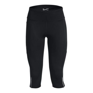 Legginsy damskie Under Armour Fly Fast 3.0 Speed Capri. Czarne legginsy Under Armour, bez wzorów. Za 276,50 zł.