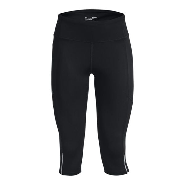 Legginsy damskie Under Armour Fly Fast 3.0 Speed Capri. Czarne legginsy Under Armour, bez wzorów, z elastanu. Za 269,66 zł.