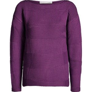 Sweter w kolorze fioletowym. Swetry oversize marki Oui. W wyprzedaży za 107,95 zł.