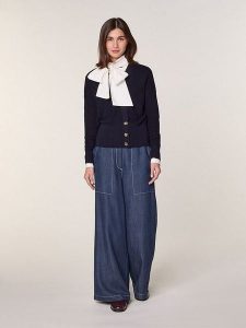 Rodier Wełniany kardigan w kolorze granatowym rozmiar: S. Niebieskie kardigany Rodier, z wełny. Za 282,99 zł.