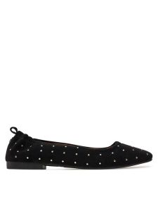 Pepe Jeans Baleriny PLS10420 Czarny. Czarne balerinki Pepe Jeans, bez wzorów, z jeansu, bez obcasa, bez zapięcia. Za 299,99 zł.