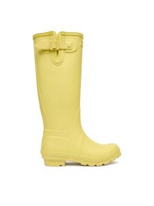 Hunter Kalosze CEO-SJY-T Żółty. Żółte kalosze Hunter, bez wzorów, z kauczuku. Za 349,99 zł.