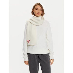 Szalik Guess. Białe szaliki Guess, z aplikacjami. Za 269,99 zł.