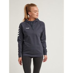 Bluza do piłki ręcznej damska Hummel hml GO z kapturem. Brązowe bluzy Hummel, xs, bez wzorów, z kapturem. W wyprzedaży za 180,00 zł.