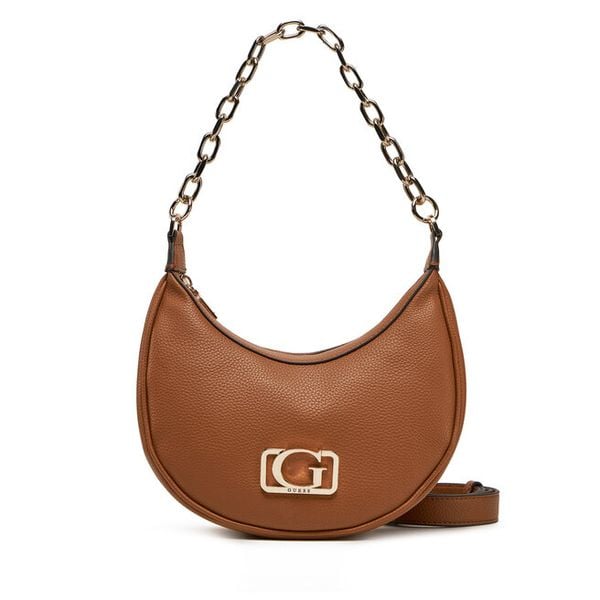 Torebka Guess. Brązowe torebki klasyczne Guess, z aplikacjami, bez dodatków. Za 349,99 zł.