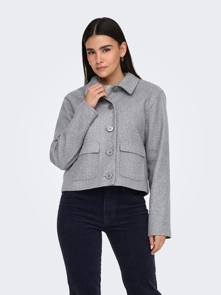 JDY Kurtka przejściowa w kolorze szarym rozmiar: XS. Szare kurtki JDY, xs, bez wzorów, bez kaptura. Za 96,83 zł.