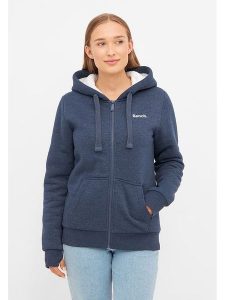 Bench Bluza "Mintz" w kolorze granatowym rozmiar: 38. Niebieskie bluzy Bench, bez wzorów, bez kaptura. Za 171,68 zł.