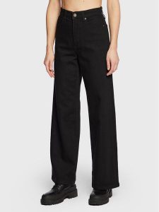 Calvin Klein Jeansy K20K205061 Czarny Relaxed Fit. Czarne jeansy Calvin Klein, bez wzorów, z bawełny. Za 689,99 zł.