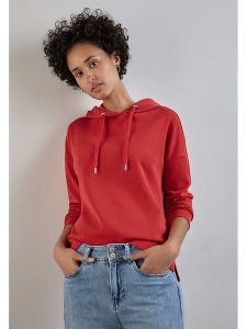 Street One Bluza w kolorze czerwonym rozmiar: 40. Czerwone bluzy Street One, bez wzorów, z kapturem. Za 166,88 zł.