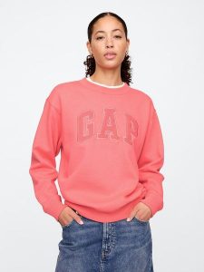GAP Bluza w kolorze różowym rozmiar: XXL. Różowe bluzy GAP, xxl, bez wzorów, bez kaptura. Za 92,21 zł.