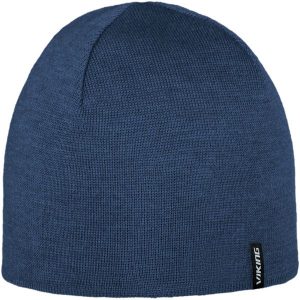 Czapka zimowa z wełną merino VIKING Noma 2.0 GWS Pro Style. Niebieskie czapki Viking, bez wzorów, z wełny, sportowe. Za 99,99 zł.