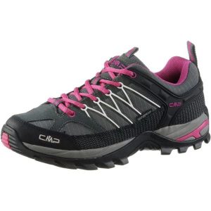 Buty trekkingowe damskie, Rigel Low Wmn. Czerwone buty trekkingowe CMP, z gumy, bez zapięcia. W wyprzedaży za 359,99 zł.