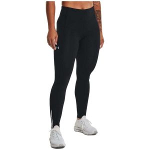 Legginsy Under armour model 1369773-001 dla kobiet. Czarne legginsy Under Armour, bez wzorów, z materiału. Za 220,84 zł.