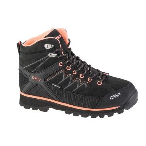 Buty trekkingowe damskie, CMP Moon Mid. Czarne buty sportowe CMP, z materiału, bez zapięcia. Za 499,99 zł.