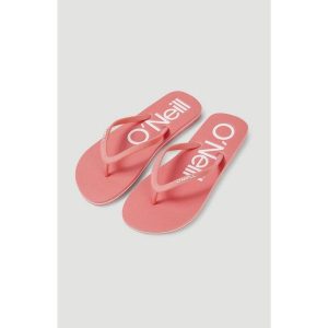 Klapki damskie O'Neill Profile Logo. Czerwone klapki O'Neill, bez wzorów, bez obcasa. Za 129,00 zł.