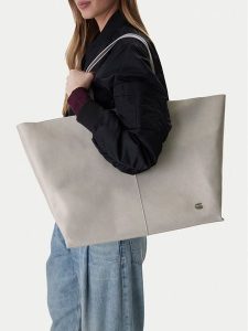 G-Star Raw Torebka C-LDA8145A Szary. Szare shopper bag G-Star Raw, bez wzorów, ze skóry, bez dodatków. Za 249,99 zł.