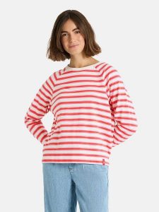 LIEBLINGSSTÜCK Bluza "Carry" w kolorze czerwono-białym rozmiar: XL. Białe bluzy LIEBLINGSSTÜCK, xl, bez wzorów, bez kaptura. Za 179,22 zł.