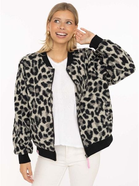 Zwillingsherz Kurtka "Classic Leo" w kolorze szaro-czarnym rozmiar: XXL. Czarne kurtki Zwillingsherz, xxl, bez wzorów, bez kaptura. Za 214,70 zł.