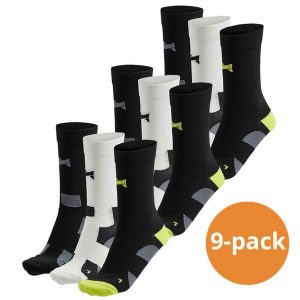 Skarpety kolarskie Xtreme Crew, 9 par, Multi Czarne. Czarne skarpetki XTREME SOCKSWEAR, bez wzorów. Za 194,99 zł.